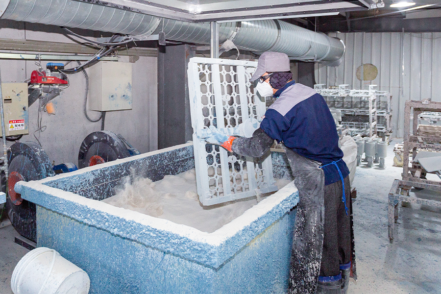 Oficina de fabricação de conchas