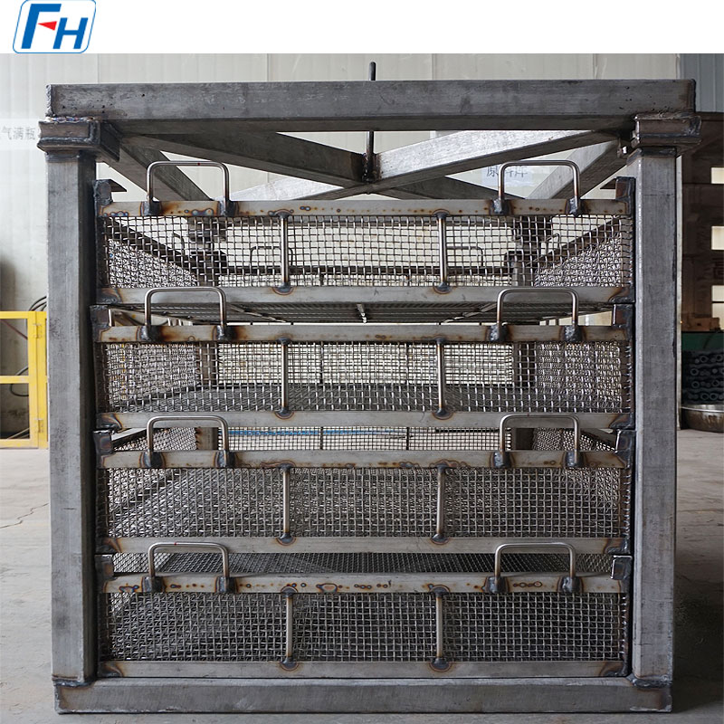 Cestas de tratamento térmico de soldagem para tratamento térmico uniforme | FH®