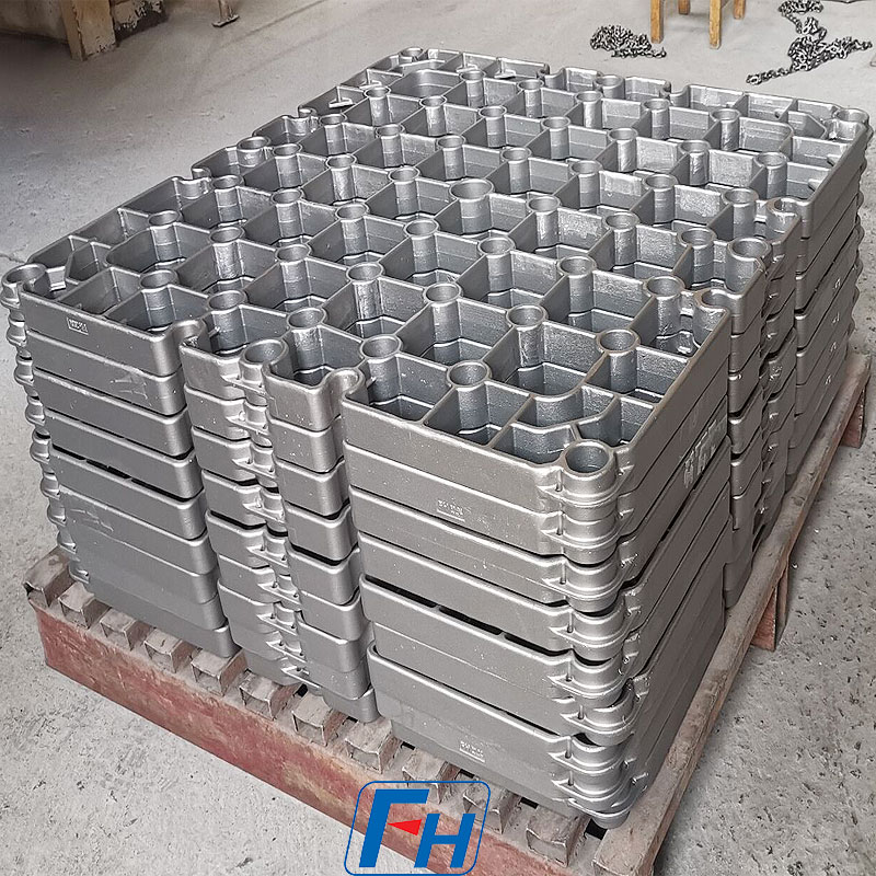 Bandeja de fundição de aço resistente ao calor Bandejas de base de forno | FH®