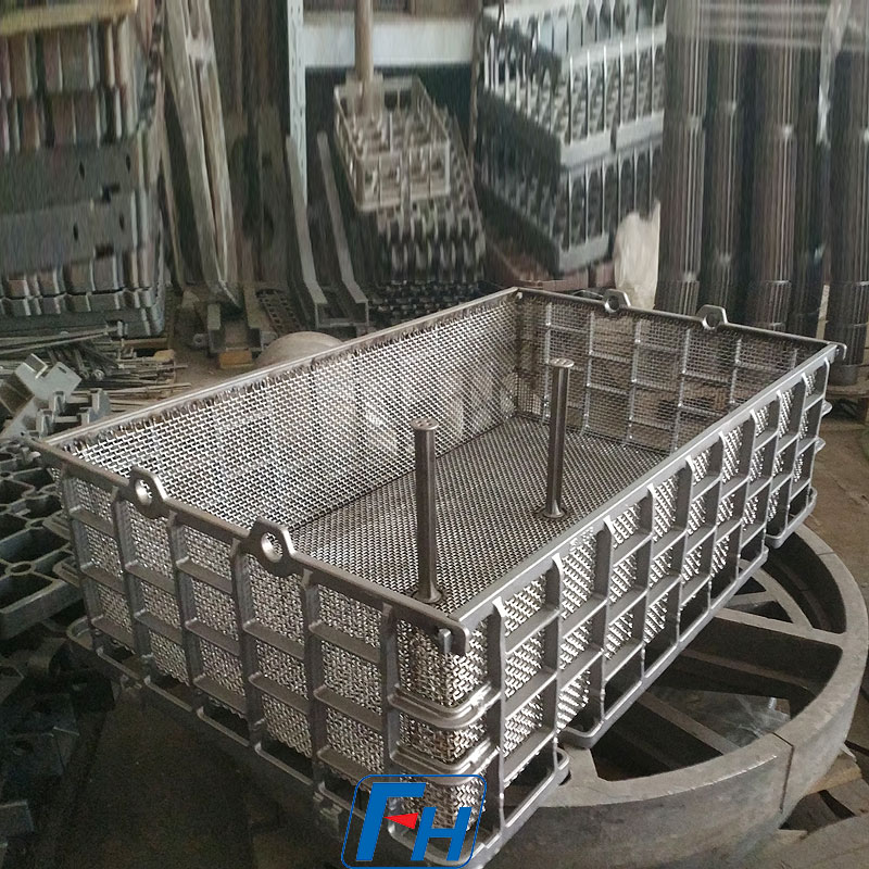 Malha de arame resistente a altas temperaturas para tratamento térmico automotivo | FH®