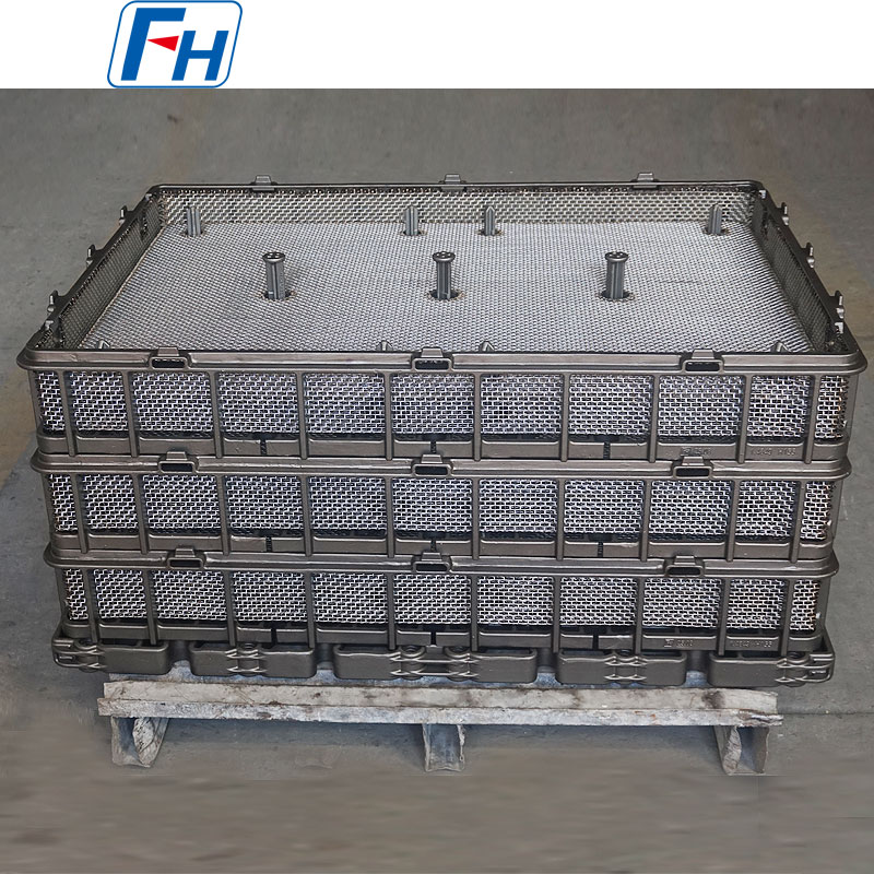 Cestos de Tratamento Térmico com Máxima Resistência ao Calor para Tratamento Térmico de Precisão | FH®