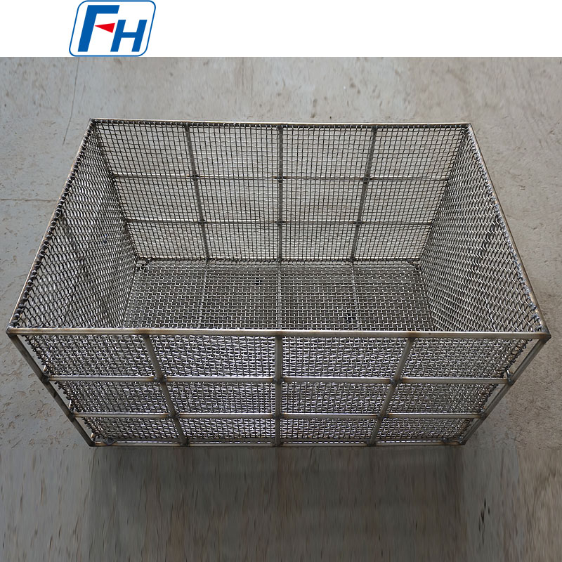 Cestos de material de carregamento de aço resistente ao calor com processo de soldagem para fornos de tratamento térmico | FH®
