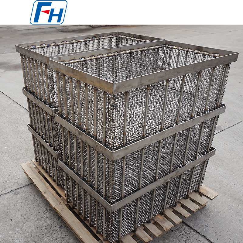 Cesta de metal de aço inoxidável 310S Processamento de técnica de soldagem resistente ao calor | FH®