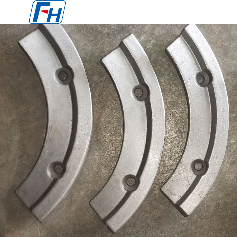 Peça resistente do equipamento de construção das lâminas do desgaste do misturador concreto do ferro do Ni-Hard