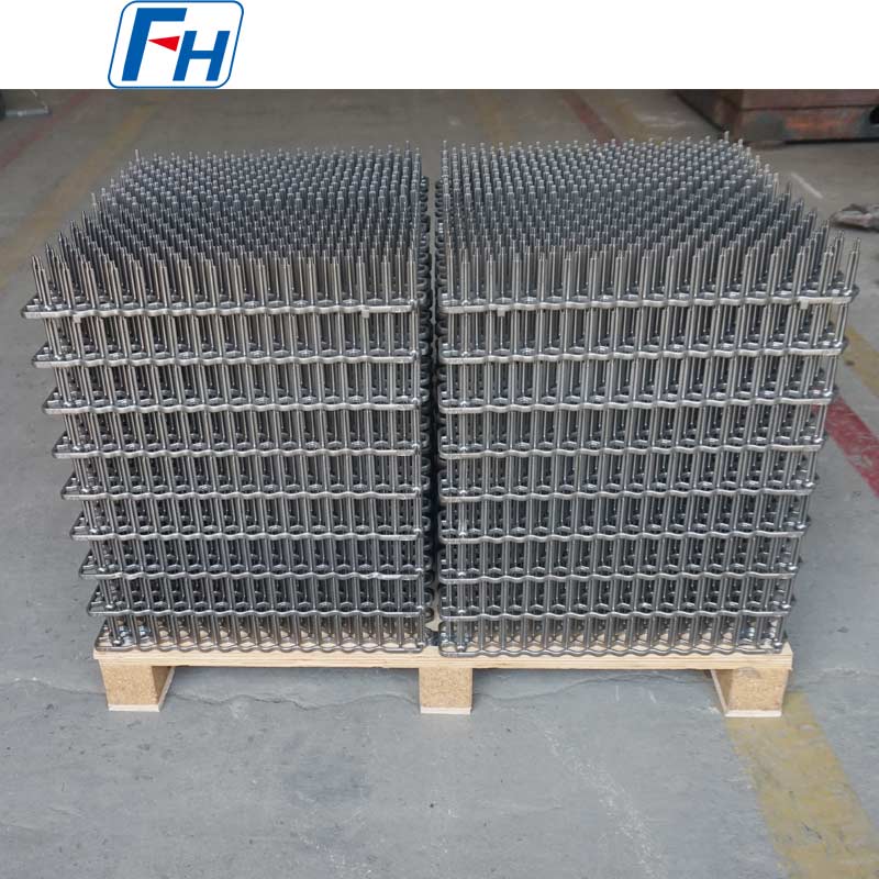 Racks de tratamento térmico personalizados para resistência a temperaturas extremas | FH®