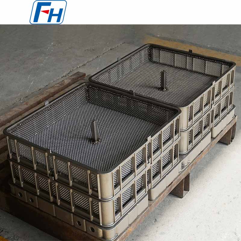 Cestos de Tratamento Térmico com Máxima Resistência ao Calor para Tratamento Térmico de Precisão | FH®