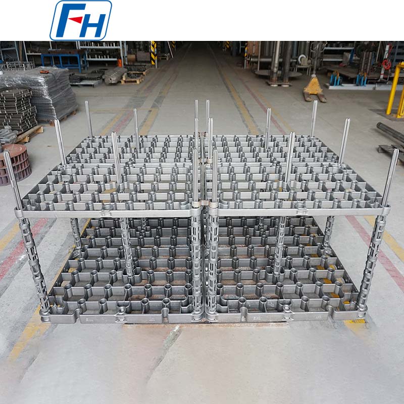 Certificação aeroespacial Acessórios de aço resistentes ao calor para tratamento térmico a vácuo de componentes de liga de titânio | FH®