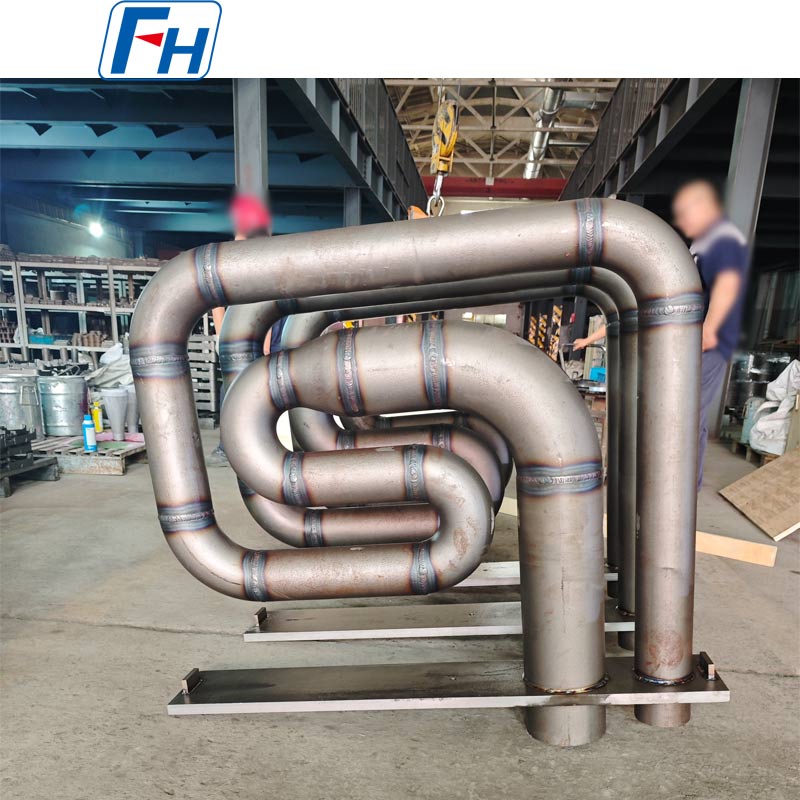 Fabricante de tubo radiante dobrado personalizado FH® | Tubos Radiantes Moldados para Fornos Industriais