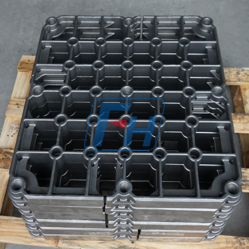 Bandeja de base de tratamento térmico para forno de rolos contínuo