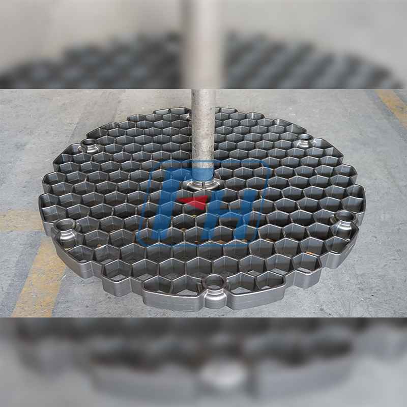 Bandeja de base de tratamento térmico para forno de poço