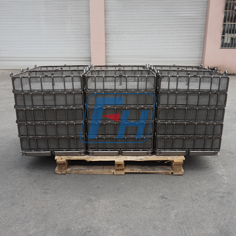 Cestos de tratamento térmico para forno de nitretação 592x442x132mm