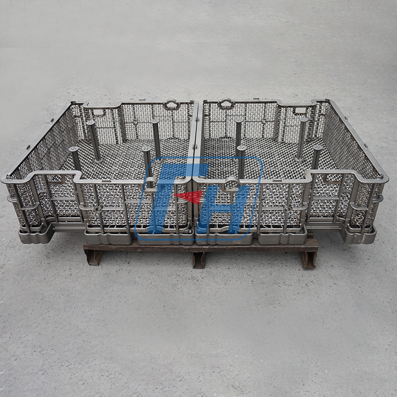 Cesta de tratamento térmico 1500x900mm para forno de múltiplas finalidades